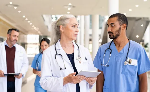 Several Types of Public Health Nurses Working as a Team